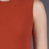 Narciso Rodriguez Asymmetric Dress in Brown (rust) - Lyst