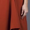 Narciso Rodriguez Asymmetric Dress in Brown (rust) - Lyst