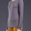 Rag & Bone Classic Long Sleeve Tshirt in Purple (gunmetal) - Lyst