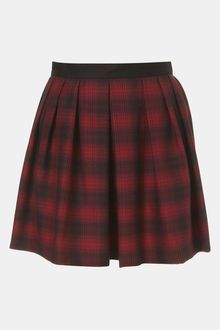 Topshop Plaid Skater Skirt - Lyst