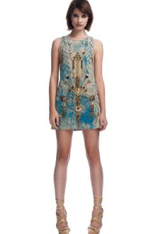 Versace Shadow Desert Tiedye Mini Dress - Lyst