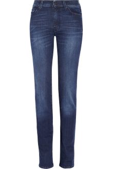 7 For All Mankind Midrise Straight leg Jeans - Lyst