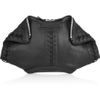 Alexander Mcqueen De Manta Leather Clutch in Black - Lyst