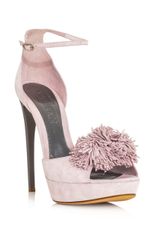 Alexander McQueen Pom Pom Highheel Shoes