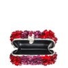 Alexander Mcqueen Metal Flower and Skull Clutch in Silver - Lyst
