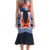 Peter Pilotto Red Elena Skirt in Red (red multi) - Lyst