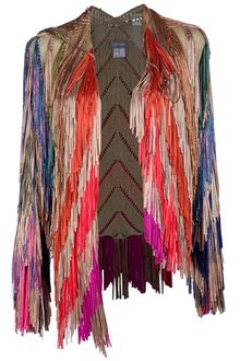 Tim Ryan Fringe Sequin Cape - Lyst