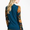 Tory Burch Bonnie Cardigan in Gold (twilight garnet) - Lyst