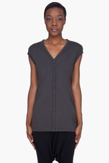 DRKSHDW by Rick Owens Charcoal Vneck Muscle Tshirt - Lyst