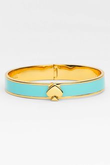 Kate Spade Spade Hinged Bangle - Lyst