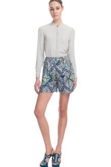 Matthew Williamson Raj Linen Tailored Shorts - Lyst