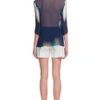 Matthew Williamson Sunburst Ink Tailoring Nehru Shirt in Blue (ink) - Lyst