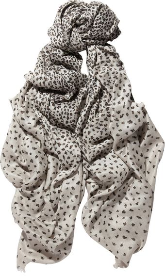 Mulberry Animalprint Woven Scarf - Lyst
