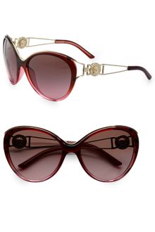 Versace Medusa Catseye Acetate Sunglasses - Lyst