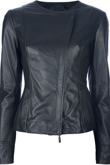 Amen Lamb Skin Biker Jacket - Lyst