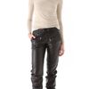 Juicy Couture Leather Track Pants in Black - Lyst
