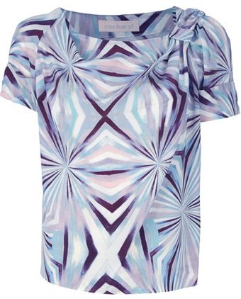 Cacharel Geometric Patterned Top - Lyst
