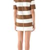 Dsquared2 Striped Jersey Mini Dress in Beige (camel) - Lyst