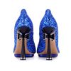 Nicholas Kirkwood Glitter Pumps with Bow Trimmed Heel in Blue - Lyst