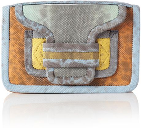 Pierre Hardy Ss Printed Snake Clutch in Multicolor (multi) - Lyst