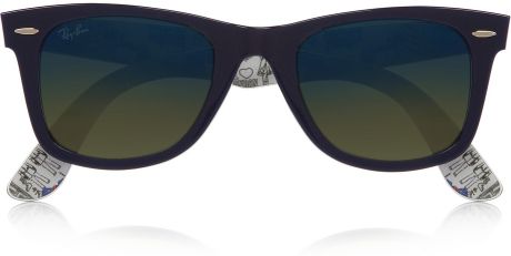 Ray-ban Wayfarer Acetate Sunglasses in Blue (navy) - Lyst