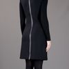 Victoria Beckham Rear Zip Dress in Black - Lyst