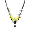 Asos Premium Flocked Gem Stone Necklace in Multicolor (multi) - Lyst