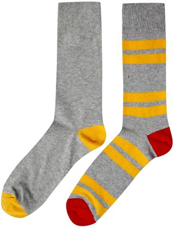 Howick 2pk Double Stripe Sock - Lyst
