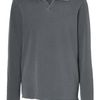James Perse Abyss Grey Spread Collar Cotton Shirt in Gray for Men (grey) - Lyst