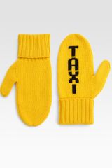 Kate Spade Wool Taxi Mittens