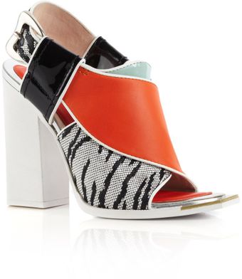Kenzo Ss Tangerine Cous Jungle Tall Sandal - Lyst