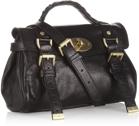 mulberry black mini alexa