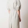Alexander Mcqueen Structured Virgin Wool Dress in Gray (grey) - Lyst