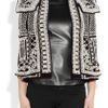 Balmain Embellished Velvet Vest in Silver (marine) - Lyst