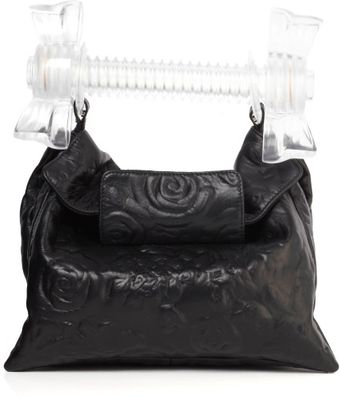 Christopher Kane Ss Baby Frankenstein Black Clutch - Lyst