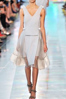 Christopher Kane Ss Organza Bolt Dress - Lyst