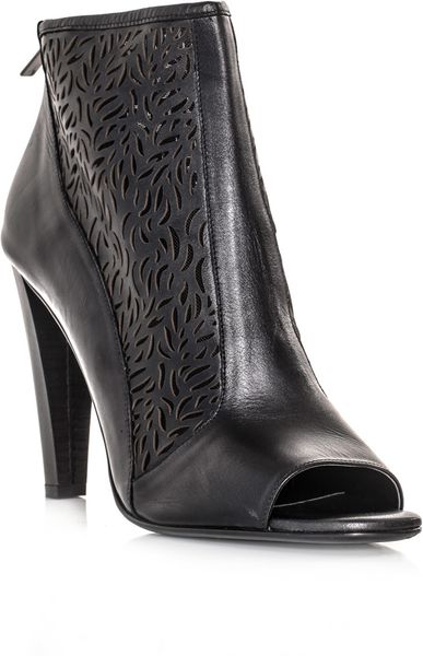 Diane Von Furstenberg Angel Ankle Boots in Black - Lyst