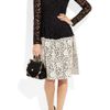Dolce & Gabbana Laceeffect Macramé Woolblend Dress in Black - Lyst