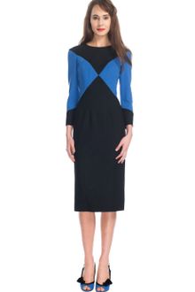 L'Wren Scott Ss Wool and Lace Incrustation Embroidered Dress - Lyst