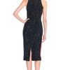 L'wren Scott Ss Chiffon and Random Stitch Technique Embroidered Dress in Red (black/red) - Lyst