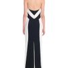 L'wren Scott Ss Crepe Marocain Gown in White (black/white) - Lyst