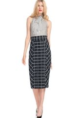 L'Wren Scott Plaid Tweed Skirt