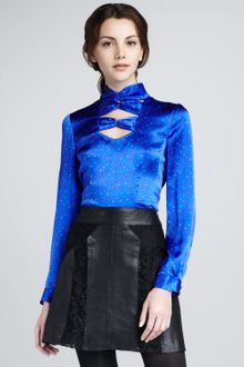 Nanette Lepore Funkiest Polka-dot Blouse - Lyst