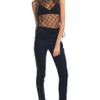 Nina Ricci Ss Point Desprit Top in Black (noir) - Lyst