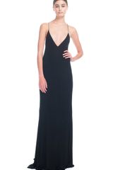 Vionnet Ss Crepe Viscose Jersey Slip Dress