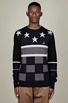 Vivienne Westwood Vivienne Westwood Mens Stars Crewneck Knit - Lyst