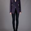 Alexander Mcqueen Fitted Blazer in Purple (aubergine) - Lyst