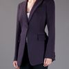 Alexander Mcqueen Fitted Blazer in Purple (aubergine) - Lyst