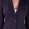 Alexander Mcqueen Fitted Blazer in Purple (aubergine) - Lyst