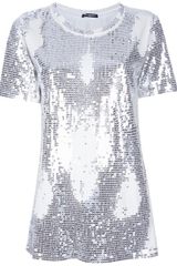 Balmain Sequined Tshirt